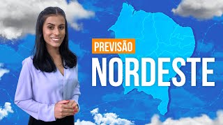 Previsão Nordeste - Chuva forte e rajadas de vento na Bahia