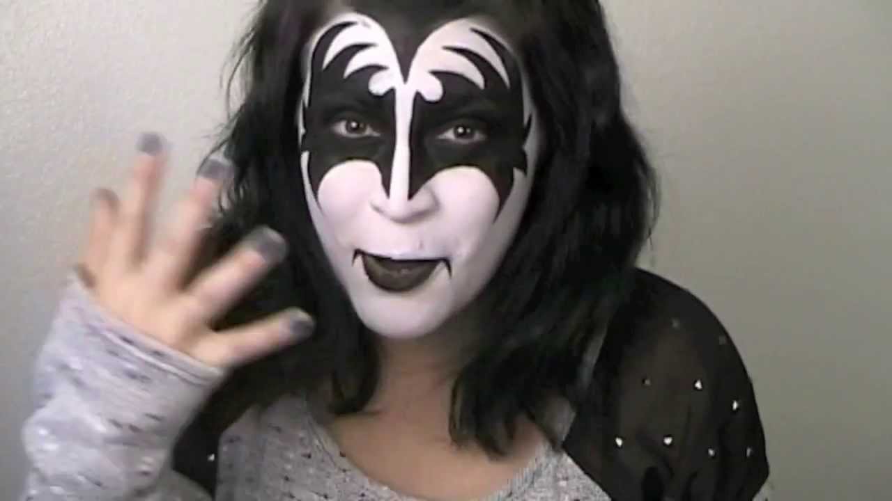 KISS Makeup Tutorial The Demon Gene Simmons VivaGlamLana YouTube