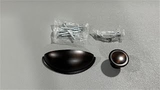 SUNRIVER 27 Piece Set Oil Rubbed Bronze Cabinet Knobs and Cup Handles