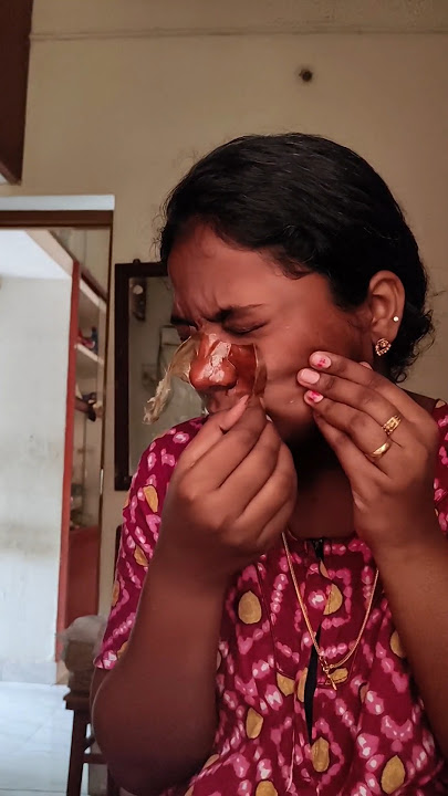 Strip hidung gelatin #memuaskan #penghilangkomedo #fyp #celanapendek #videopendek