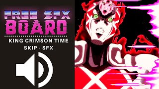 JoJo's Bizarre Adventure - King Crimson's Time Skip full SFX (no music) - Free Download HD