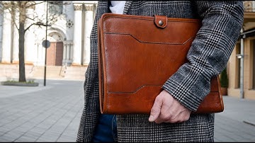 Full-Grain Leather Document Folder Organizer - The Call of the Wild | Time Resistance Official Video