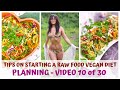 PLANNING &amp; JOURNALING • TIPS ON STARTING A RAW FOOD VEGAN DIET • VIDEO 10/30