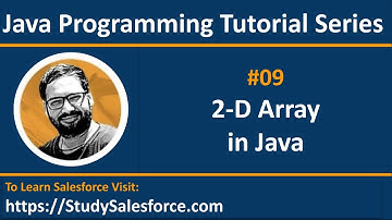 09 Java 2 D Array - Learn Java Programming Language by Sanjay Gupta in English