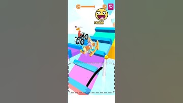Scribble Rider New funny 😜😝 Gameplay video ||  Max level fun (iOS / Android) #3 #Shorts