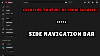 Creating YouTube UI from Scratch Part 2