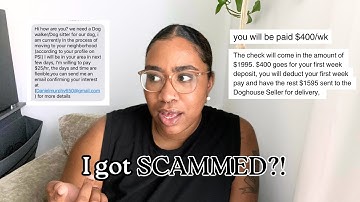 STORYTIME: I got SCAMMED on CARE.COM | Fake Check Scam