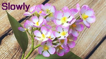 ABC TV | How To Make Paper Flower From Shape Punch (Slowly)- Craft Tutorial