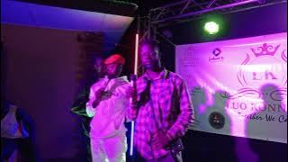 Bouncer and Lapir cracking revellers jaws and ribs with laughter during Luo Konnect at KSP Rooftop