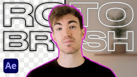 La MEJOR herramienta de AFTER EFFECTS - ROTOBRUSH en español