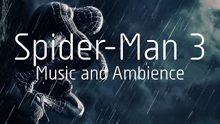 Spider-Man 3 | Music and City Ambience with Thunderstorms