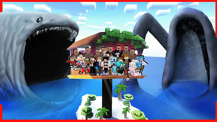 1000 DAYS OF LIFE ON A SMALL ISLAND INVOLVED BY MEGALODON SHARKS AND THE ELECTRIC BLOOP MINECRAFT!