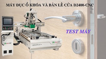 Test máy cnc làm ổ khoá và bản lề cửa đi tại Hà Nội, có thể làm được tất cả các loại Ổ Khoá 🤩