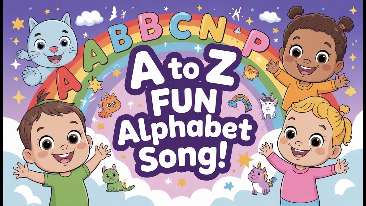 A to Z Fun Alphabet Song for Kids | Learn ABC with Sounds & Beats ...