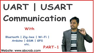 UART SERIAL COMMUNICATION using Atmega16 | UART protocol | USART Communication |Serial communication