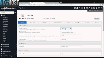 Installing Dotclear with Softaculous in cPanel
