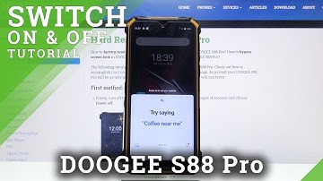 How to Switch On Hey Google in Doogee S88 Pro?