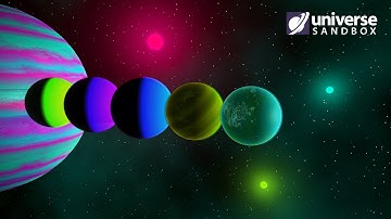 Making A Solar System Out Of Neon Objects Universe Sandbox