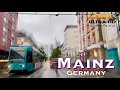 [4k HDR] Driving At Mainz City Germany 🇩🇪 winter snow cold weather 2023