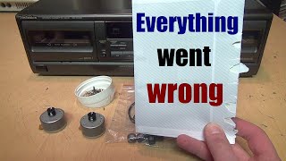 Fixing a cassette deck but Everything Goes Wrong...