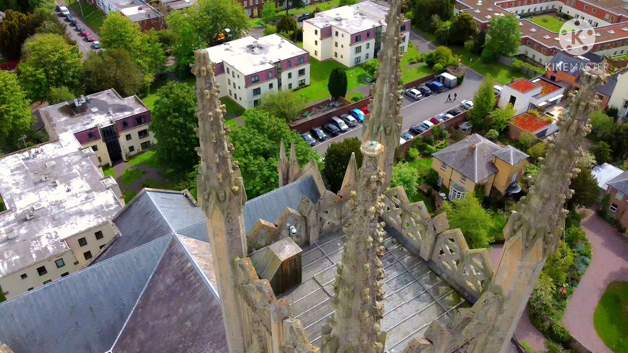 DJI Mini 2 aerial video of 1840 Church in England