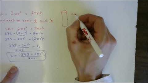 9.5 - Maximize the Volume of a Cylinder