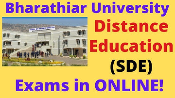 ONLINE Exam for School of Distance Education (SDE)|Bharathiar University| After Regular Exam|TamilBR