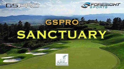GSPro / GC2 w HMT Golf Simulator - Sanctuary Golf Club