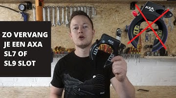 Axa SL7 & SL9 fietsslot vervangen voor een AXA Solid plus