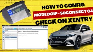 How to config IP for SDconnect C4 Doip use diagnostic new models Mercedes Benz (W223, W206,W254...)