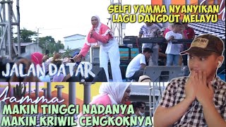 CENGKOKNYA SEDAP❗SELFI YAMMA - JALAN DATAR | UJANG HALU REACTION