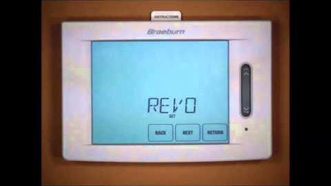 Braeburn Touchscreen Thermostat - Setting Heat Pump Balance Points