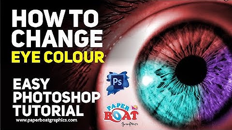 how to change eye colour with photoshop. easy tutorial for beginners