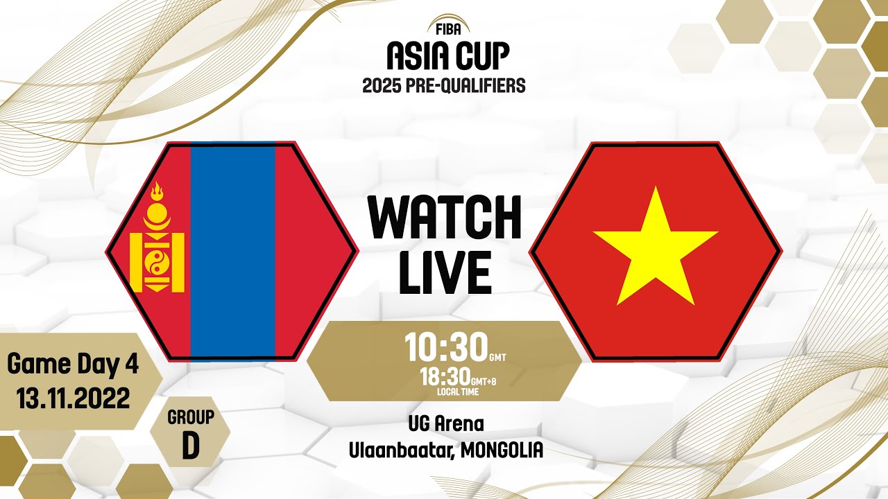 Mongolia v Vietnam Full Basketball Game FIBA Asia Cup 2025 Pre-Qualifiers