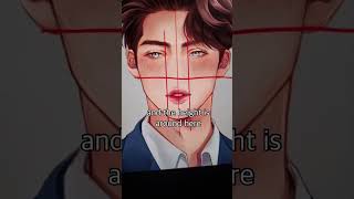 👃How to Draw SEMI REALISTIC NOSE 👃 #shorts #procreate #arttutorial