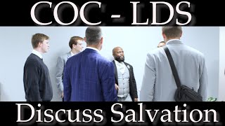 Part 1 (LDS) Church of Jesus visits NC Church of Christ to discuss scripture and the Book of Mormon!