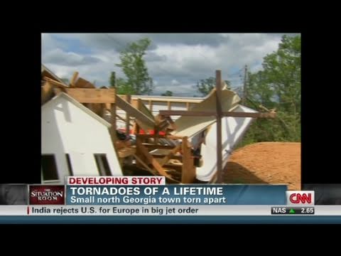 Cnn Tornado Rips Apart Ringgold Georgia Youtube