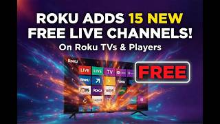 Roku Adds 15 New Live Channels Free on Roku TVs & Roku Players