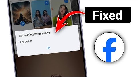 How To Fix "Something Went Wrong, Try Again" Problem on Facebook Lite Story 2025 || Solved