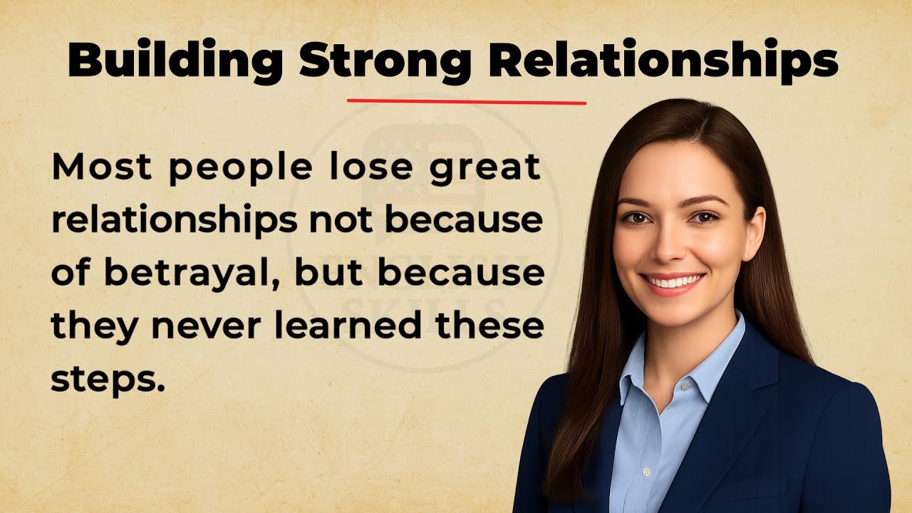 How To Building Strong Relationships🔥  | 9 Powerful Steps Most People Learn Too Late