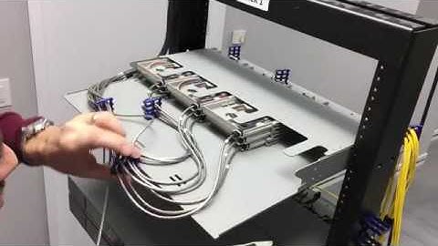 Loose Tube Cable Routing in Wirewerks NextSTEP 1U Patch Panel