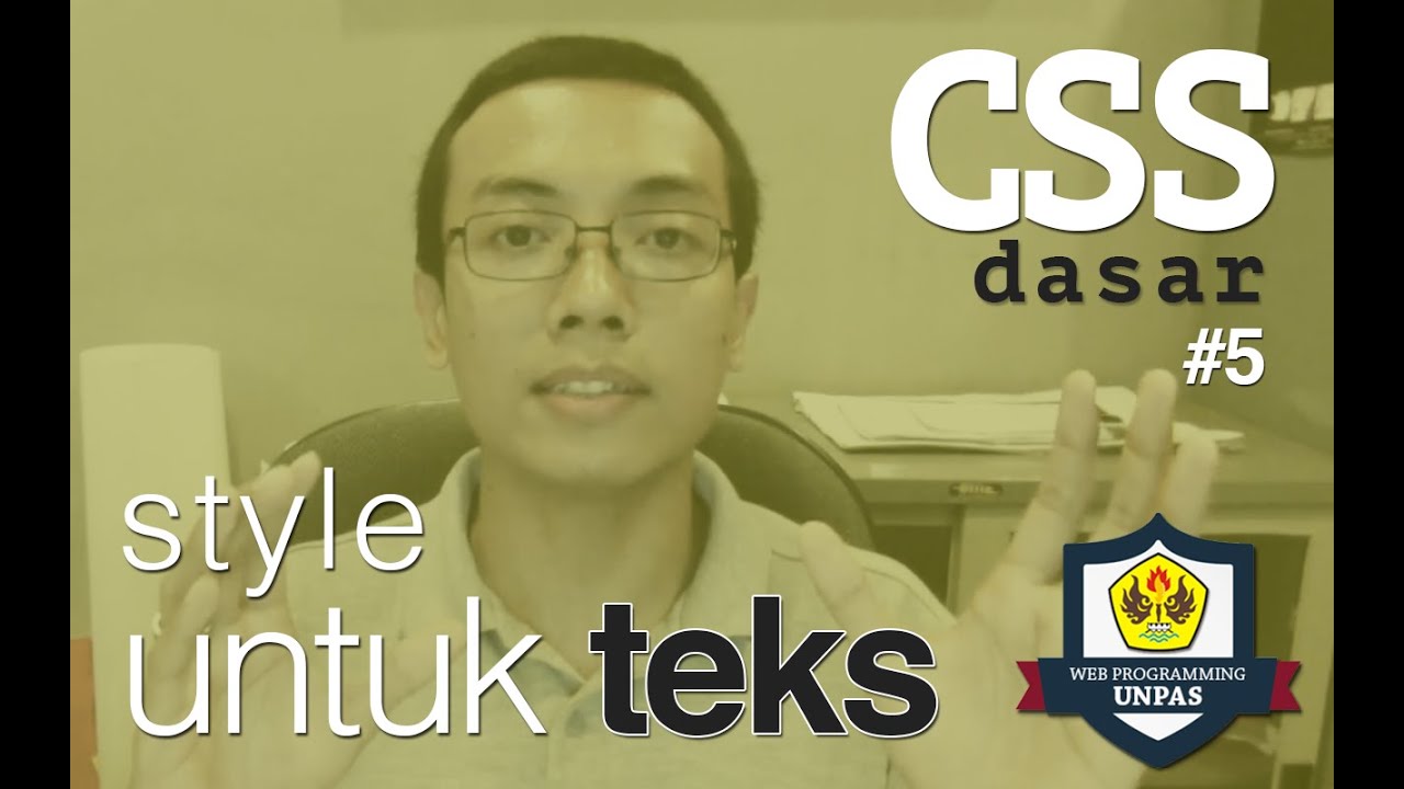 CSS Dasar - 5 - Text Styling - YouTube