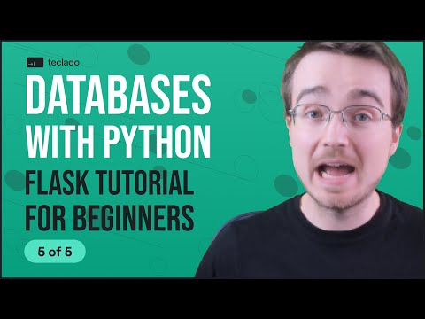 Permanent data storage with PostgreSQL - Flask Tutorial for Beginners [5 of 5]