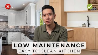 7 Tips For Designing A Low Maintenance, Easy-To-Clean Kitchen