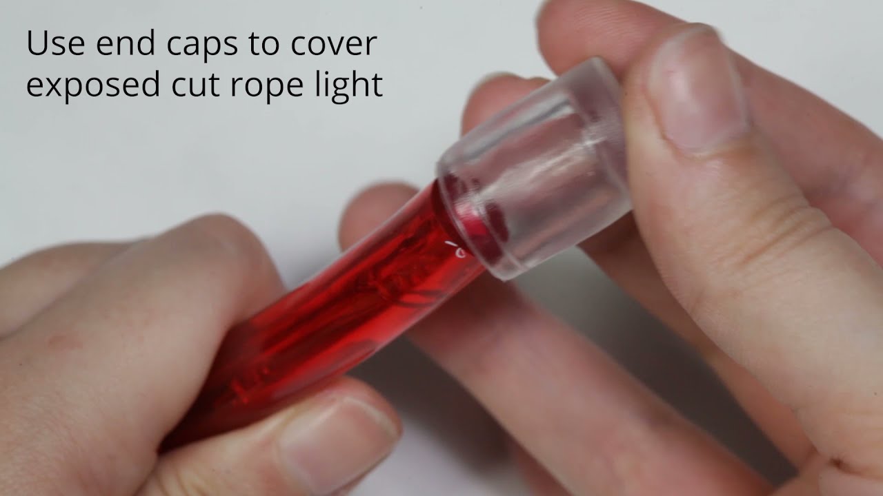 Rope Light End Caps Accessory