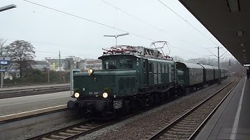 E94 088 + 41 018 with historic train (Video 1)