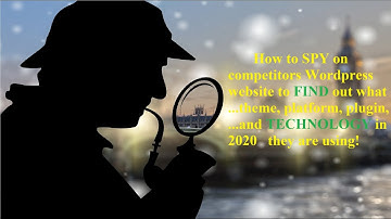 How to SPY on competitors Wordpress website [Quick Tutorial!]