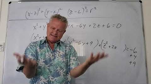 Sphere - Completing the Square