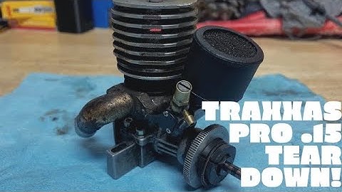 How to disassemble a nitro engine! | traxxas pro .15 engine rebuild part 1