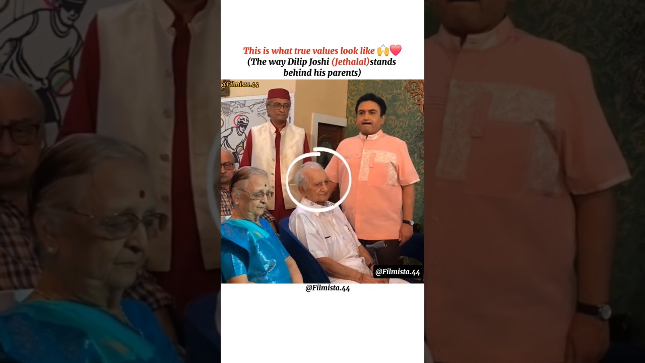 Jethalal with his real parents ♥️🥹